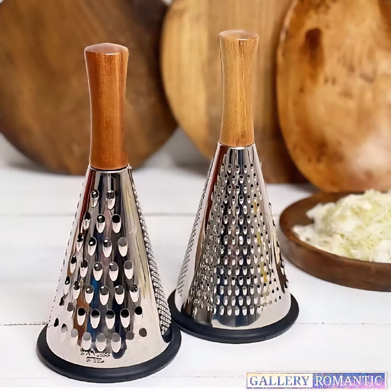 رنده-هرمی استیل یونیک دسته چوبی کد 2200 رنده هرمی استیل یونیک دسته چوبی کد 2200