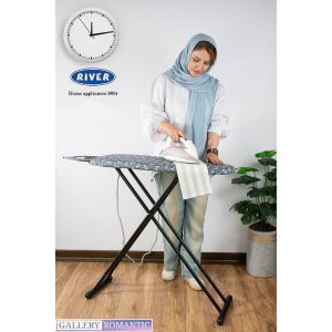 میز اتو ایستاده ریور پریز دار لارج کد 3894 رنگ طوسی