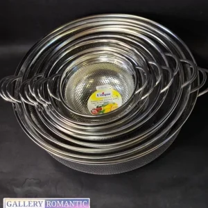 سرویس ابکش استیل یونیک مدل لبه رینگی 9 پارچه