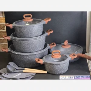 سرویس قابلمه دورو گرانیت 15 پارچه دونور-donnor رنگبندی
