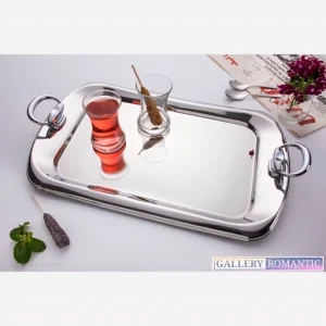 سینی استیل ریور مدل پافیلی دسته حلقه کد wd1040