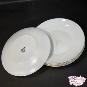 بشقاب میوه خوری پارس اپال لب طلا