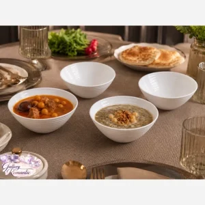 کاسه ابگوشت خوری ارکوپال هارنا سفید-مشکی