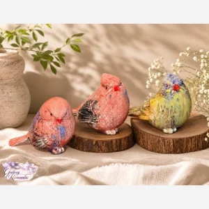 مجسمه پرنده سرامیکی کاردینال