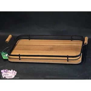 سینی چوب و فلز