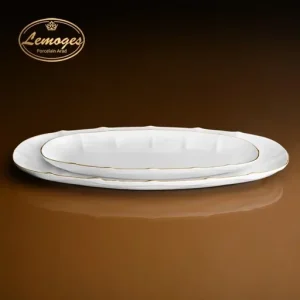 دیس ماهی چینی لمون لب طلا 109