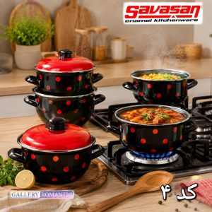 سرویس قابلمه لعابی ساواشان ترکیه 10 پارچه