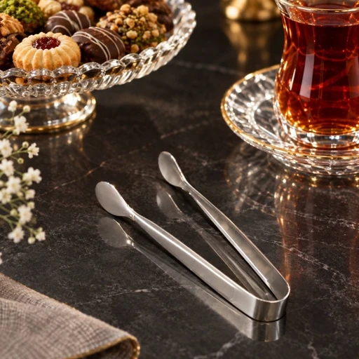 انبر-گیره شیرینی استیل hm انبر-گیره شیرینی استیل hm