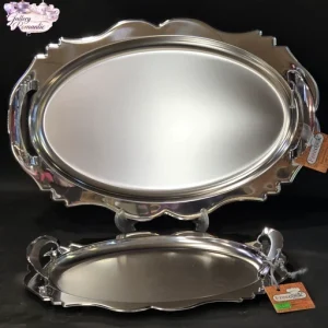 سینی جفتی استیل فری کوک دالبر ساده بیضی